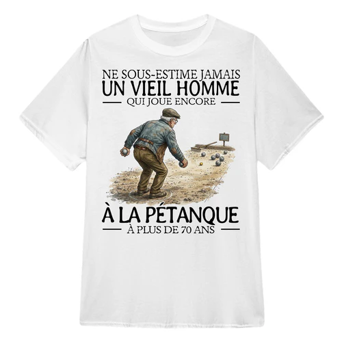 Petanque Never Old Men 70