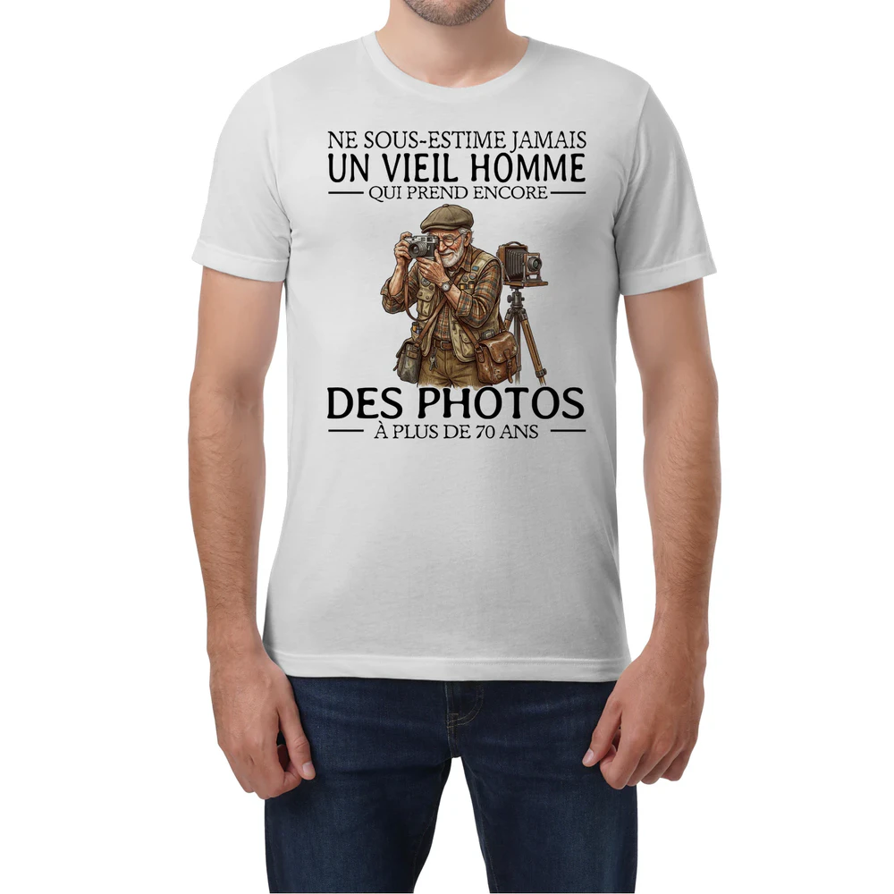 Photo Never Old Men 7 T-Shirt