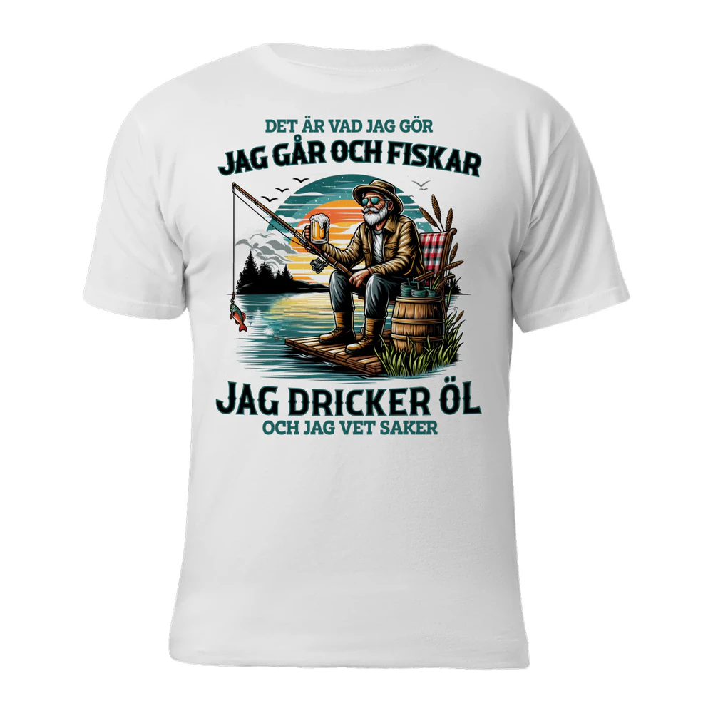 Fishing Beer What I Do T-Shirt