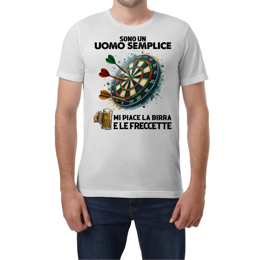 Darts Beer Simple Man T-Shirt