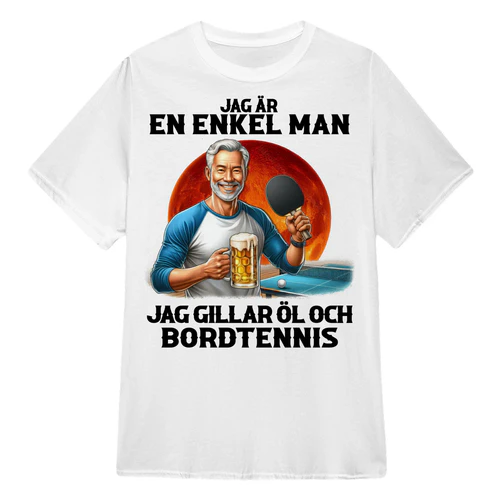 Table Tennis Beer Man