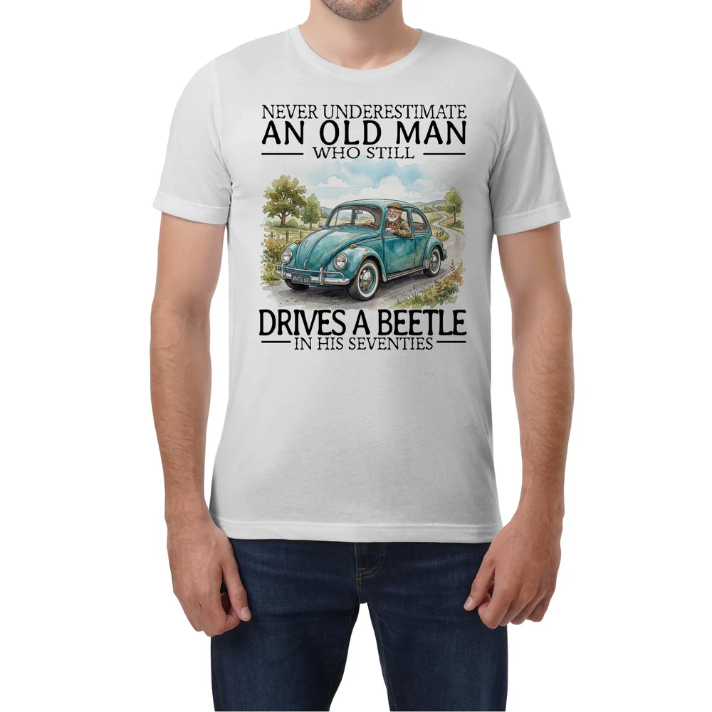 Bugcar Never Old Men 70 T-Shirt
