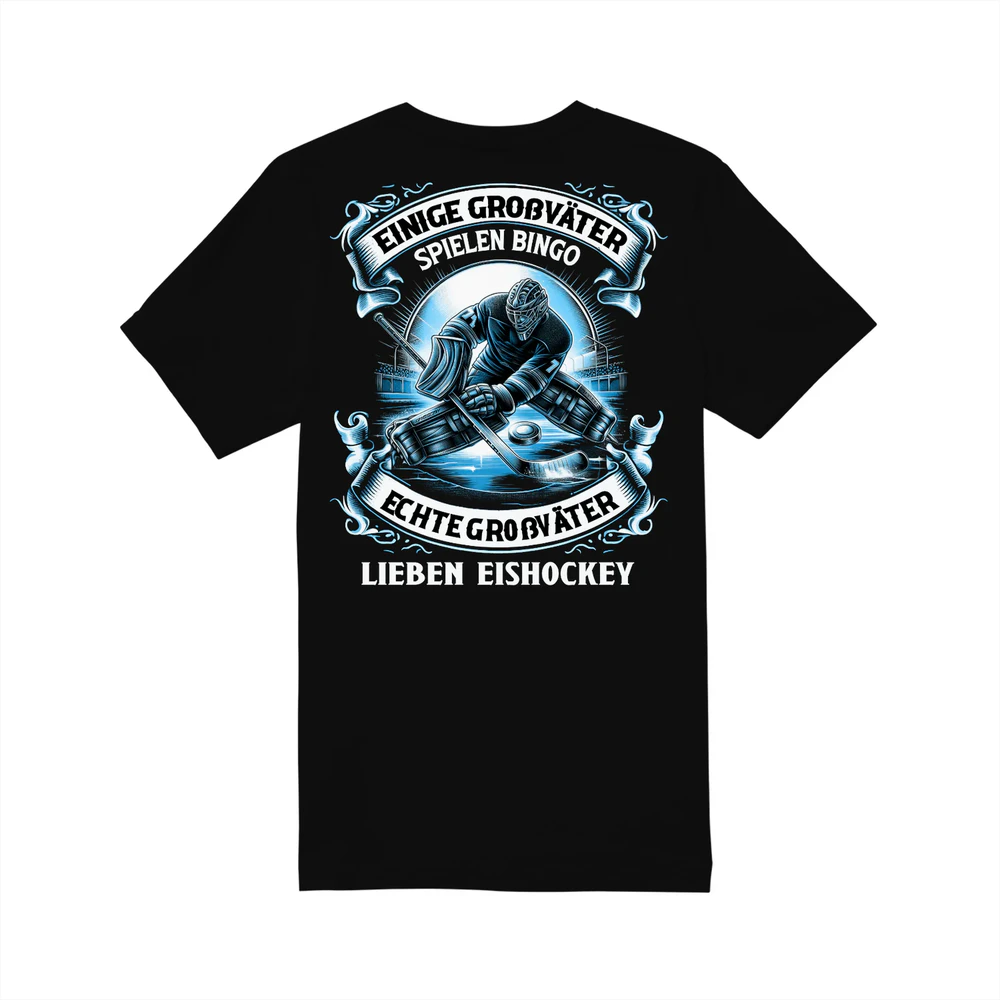 Ice Hockey Grandpas Bingo T-Shirt