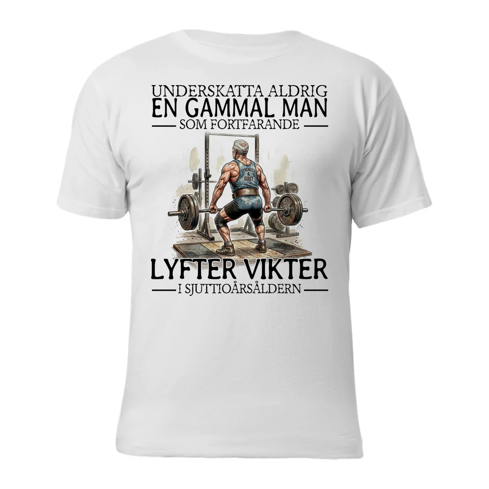 Liftsweights Never Old Men 70 T-Shirt