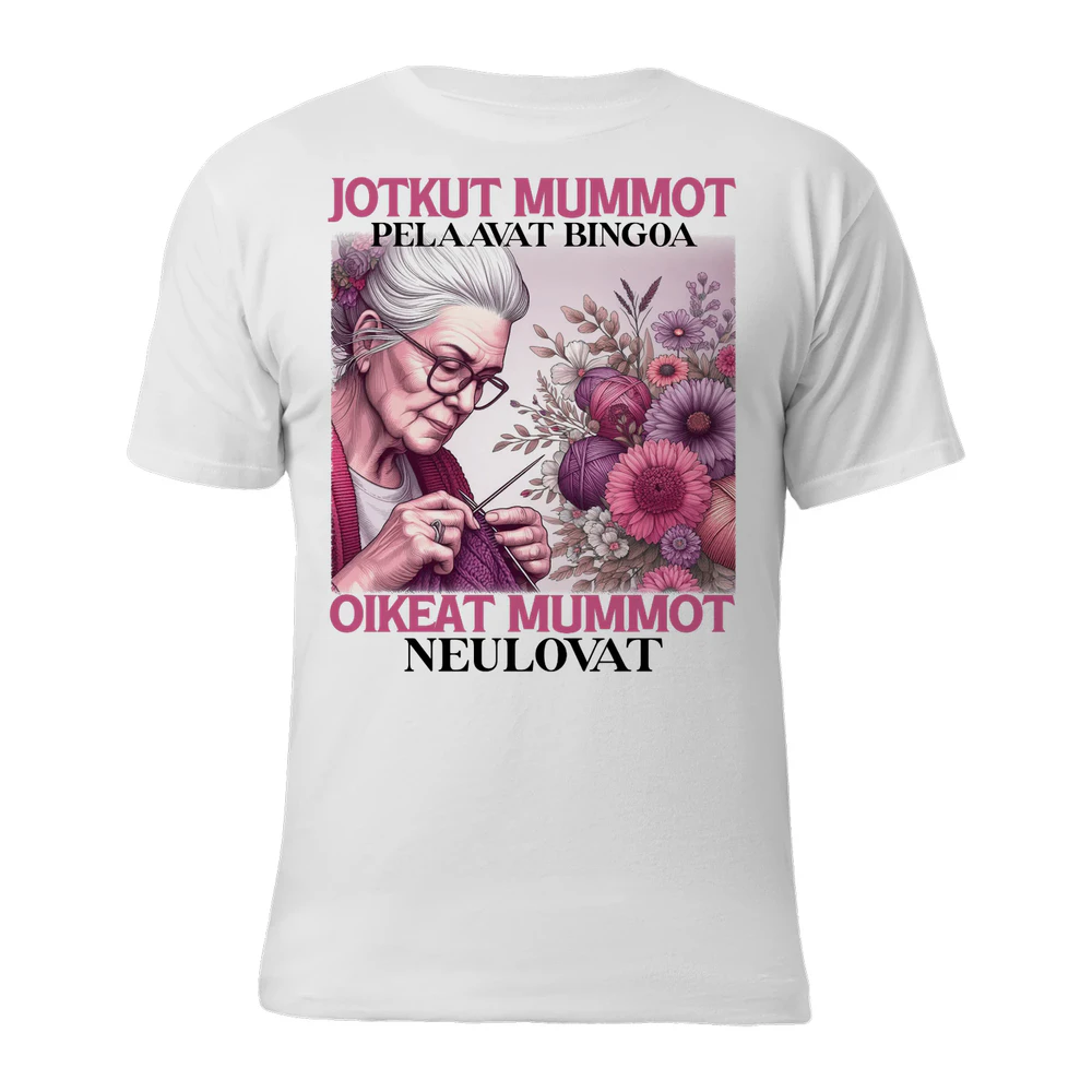 Knitting Gmas Bingo Full T-Shirt