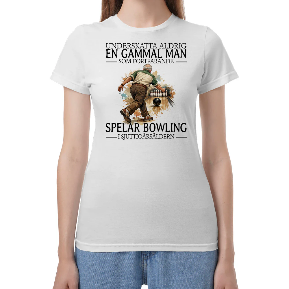 Bowling Never Old Men 7 T-Shirt