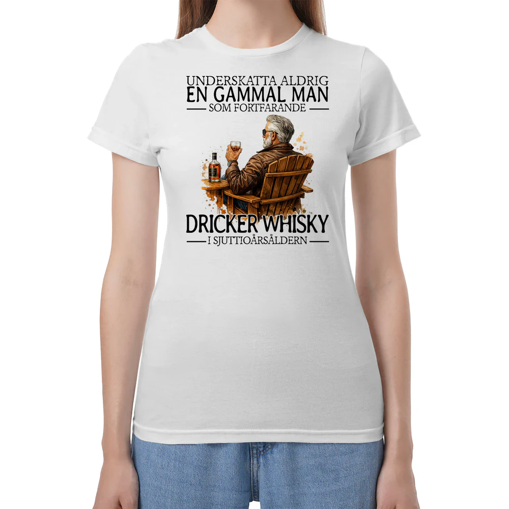 Whisky Never Old Men 7 T-Shirt
