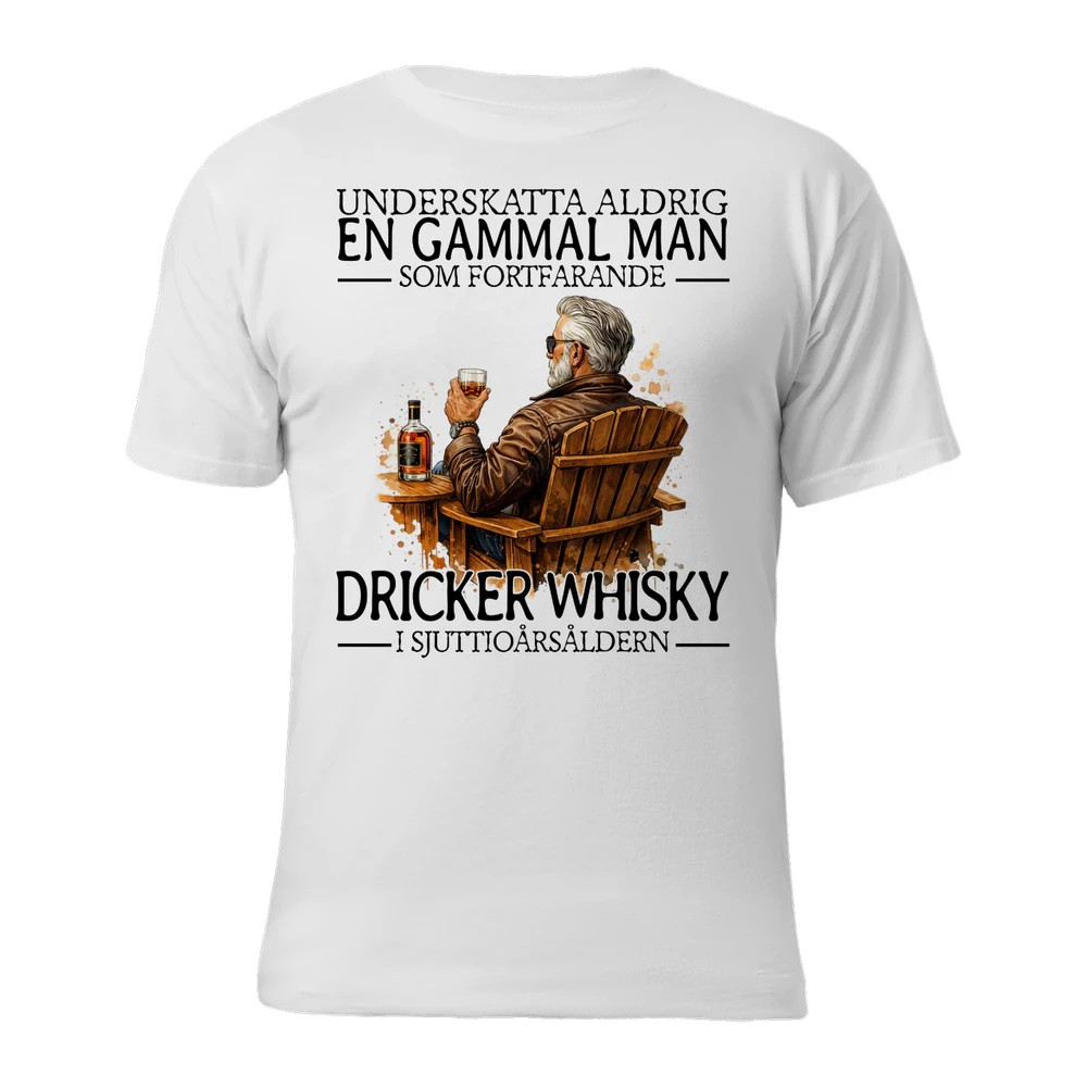Whisky Never Old Men 7 T-Shirt