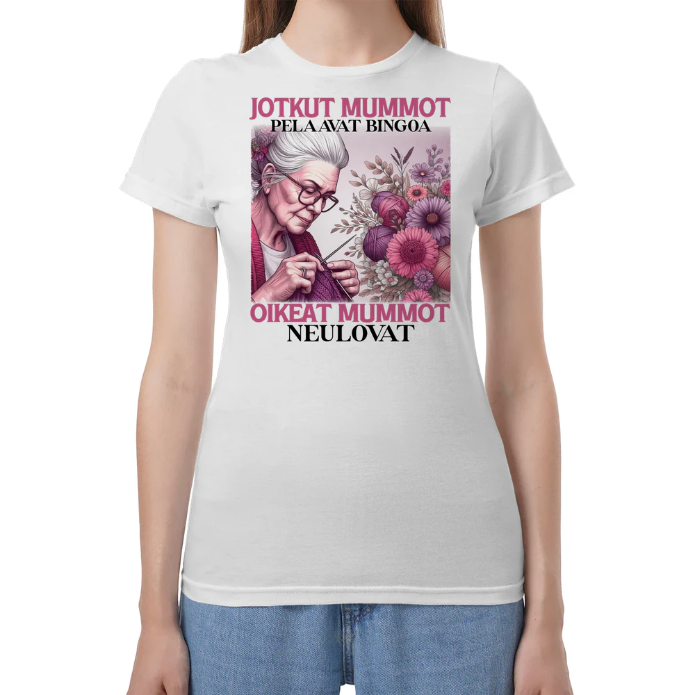 Knitting Gmas Bingo Full T-Shirt