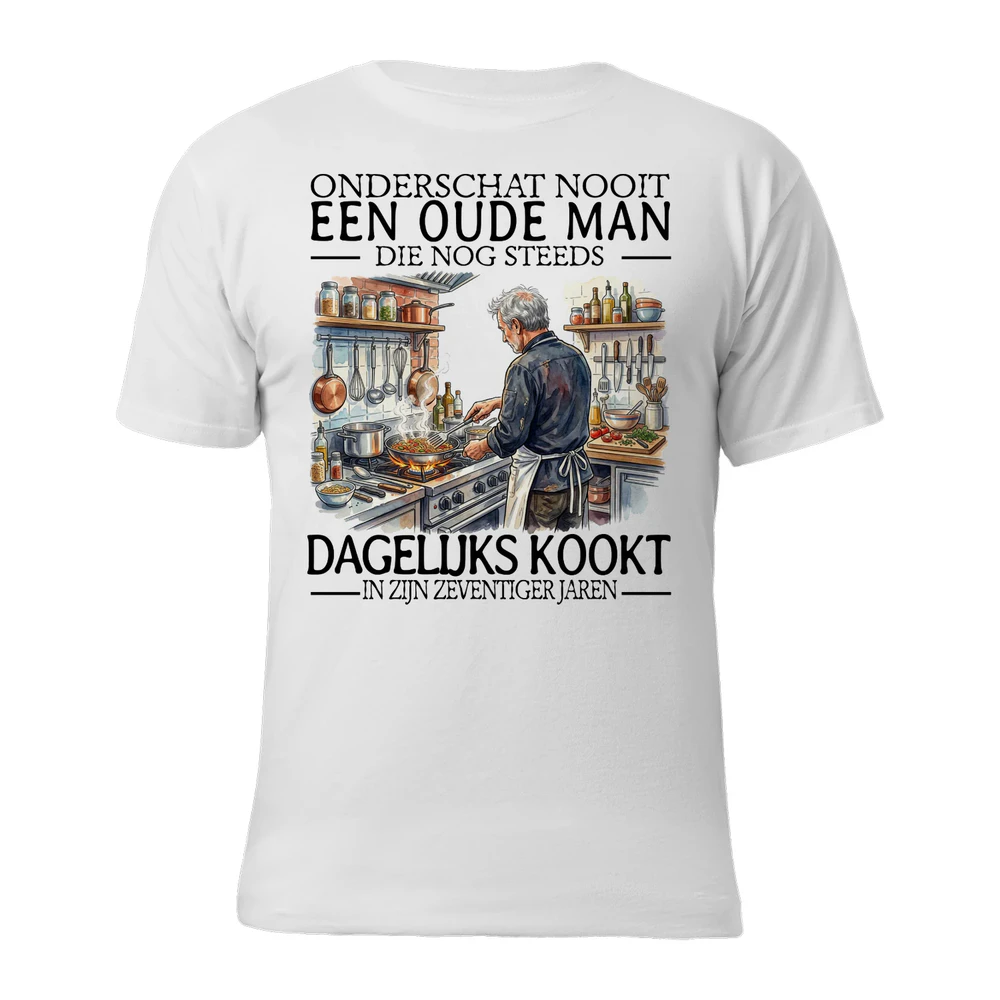 Cooking Never Old Men 70 T-Shirt