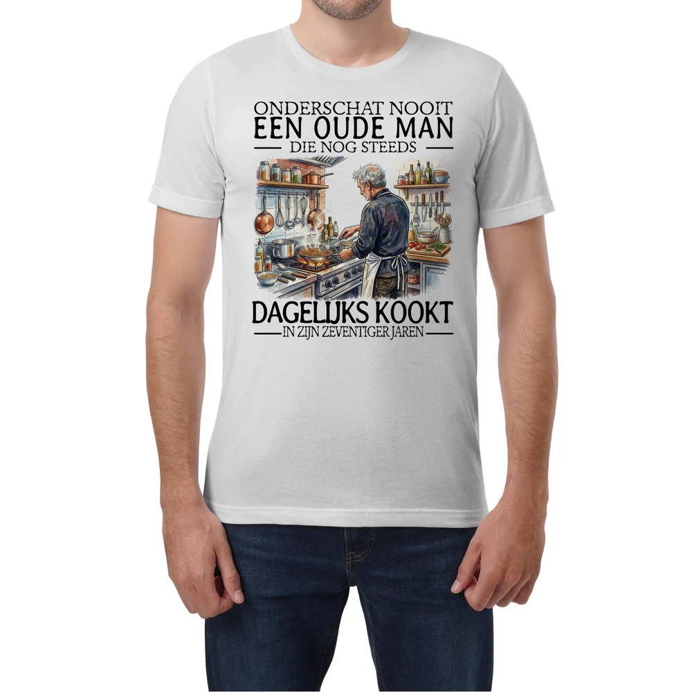 Cooking Never Old Men 70 T-Shirt