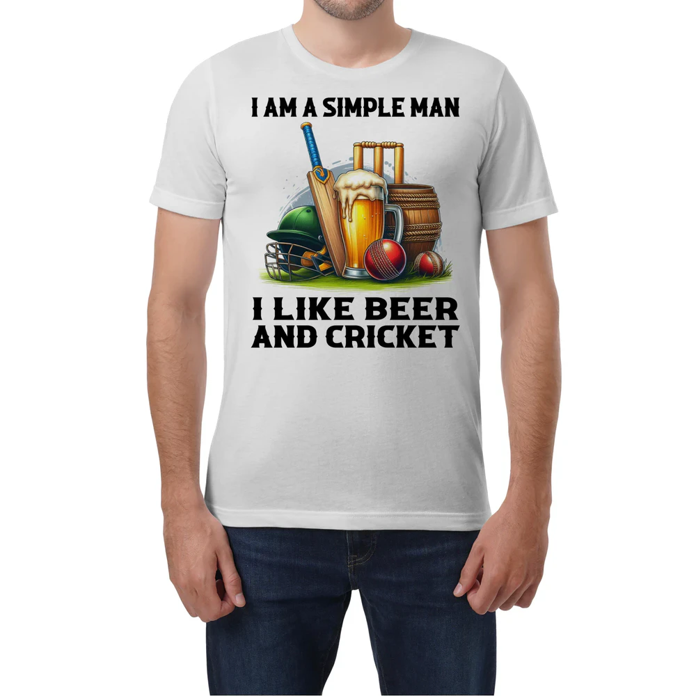 Cricket Beer Simple Man T-Shirt