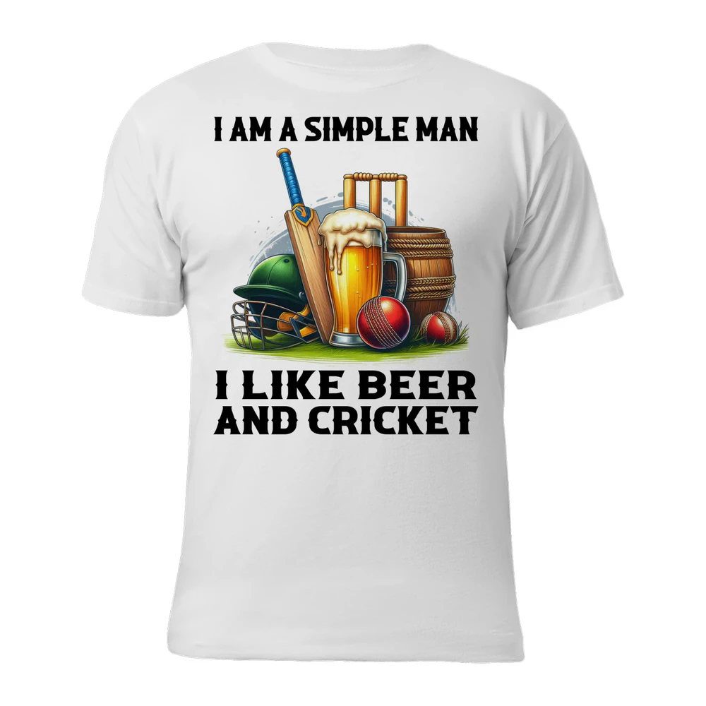 Cricket Beer Simple Man T-Shirt
