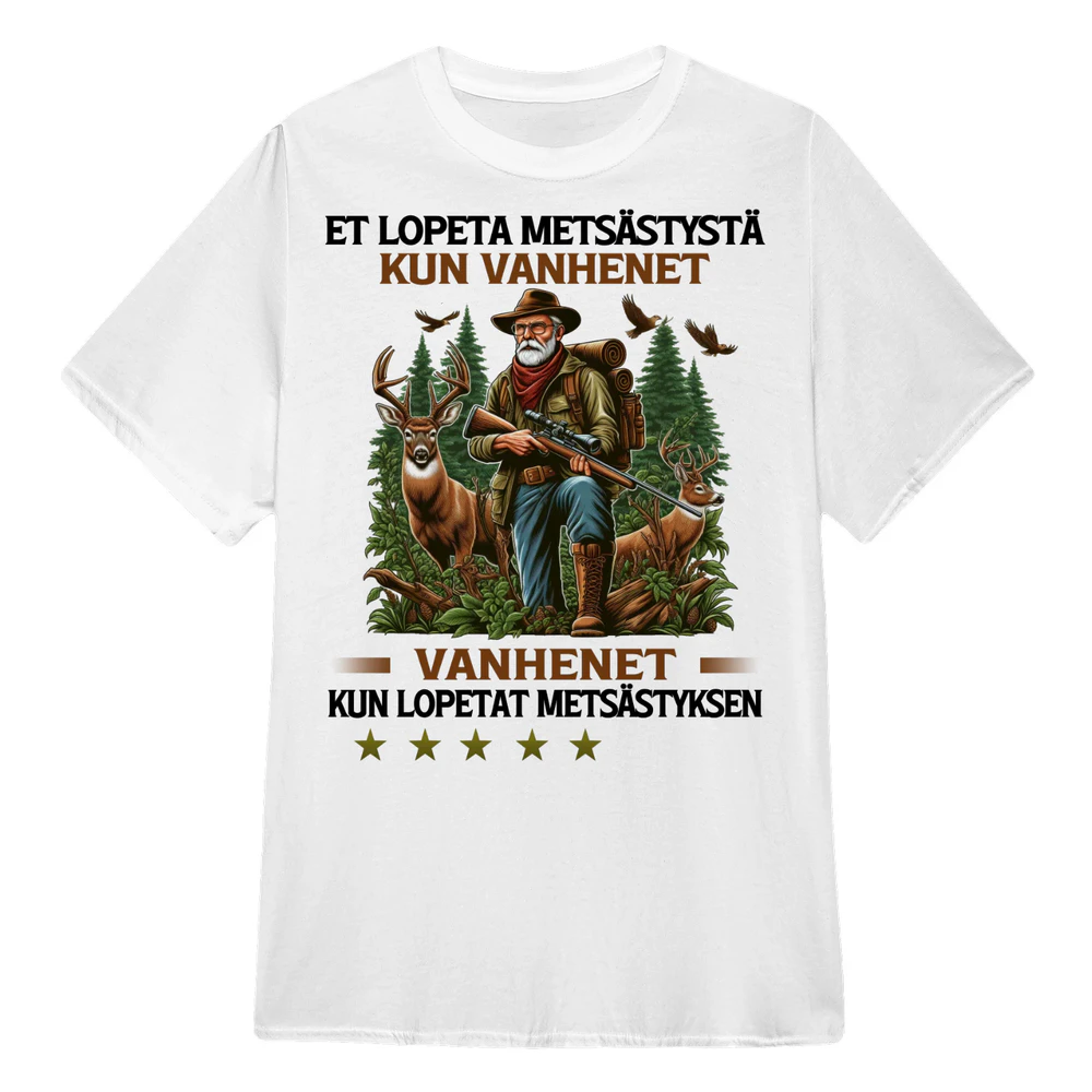 Hunting Dont Stop Customize T-Shirt