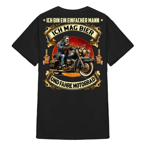 Motorcycle Beer Man
