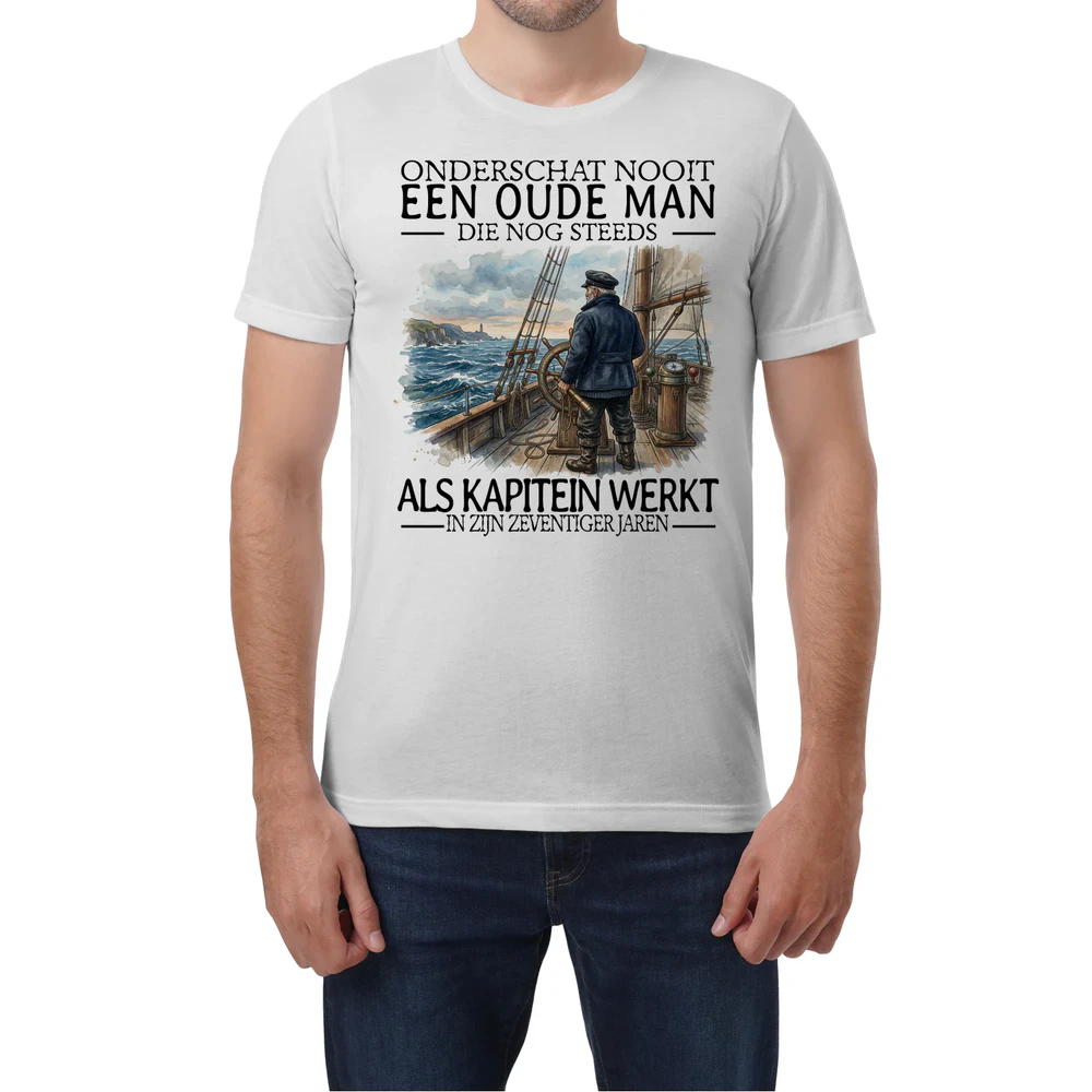 Captain Never Old Men 70 T-Shirt