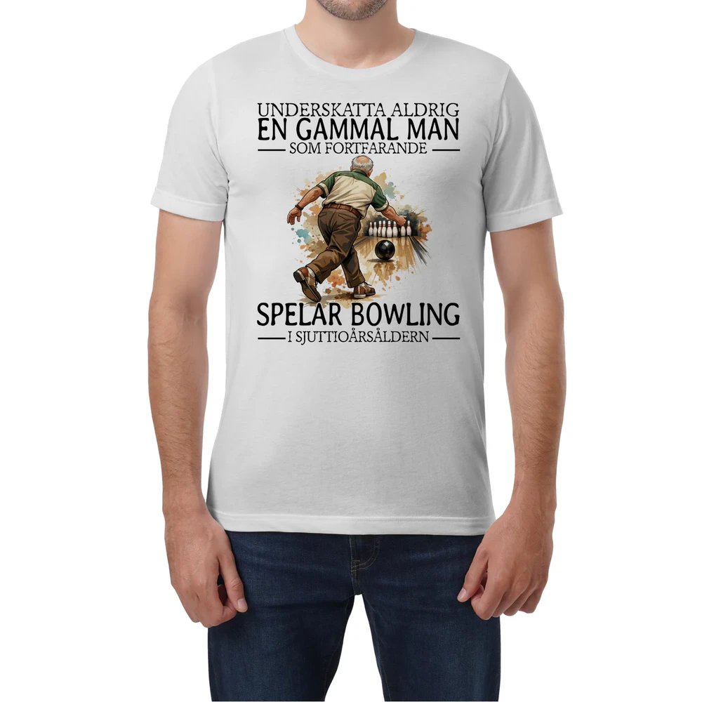 Bowling Never Old Men 7 T-Shirt