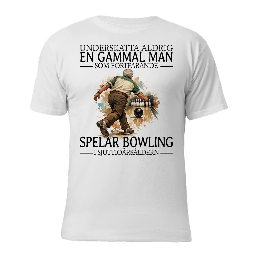Bowling Never Old Men 7 T-Shirt