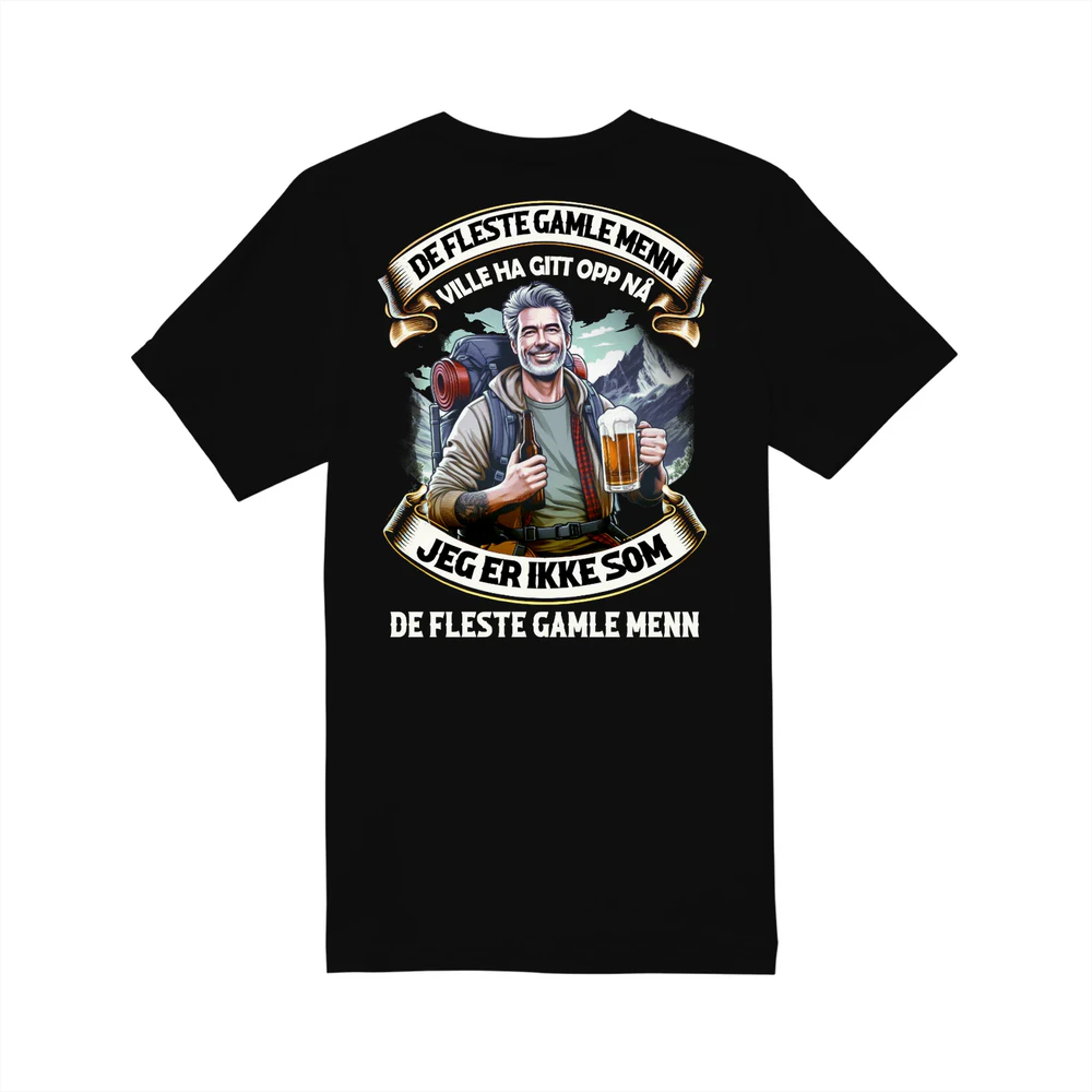 Hiking Beer Most Oldmen Nor T-Shirt
