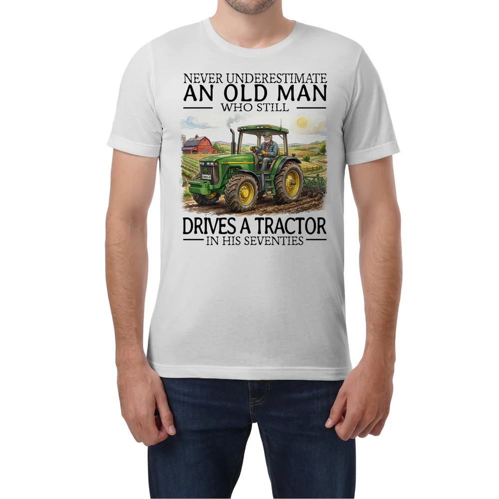 Tractor Never Old Men 7 T-Shirt