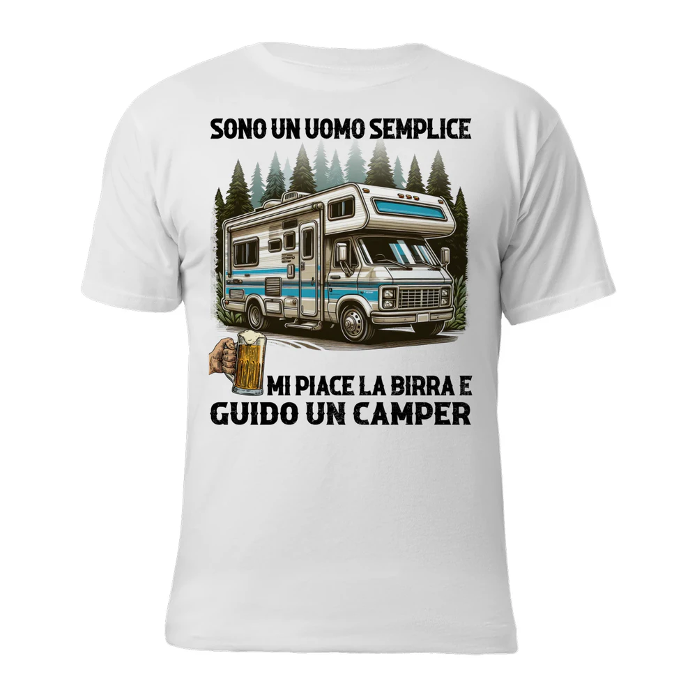 Beer Motorhome Man T-Shirt