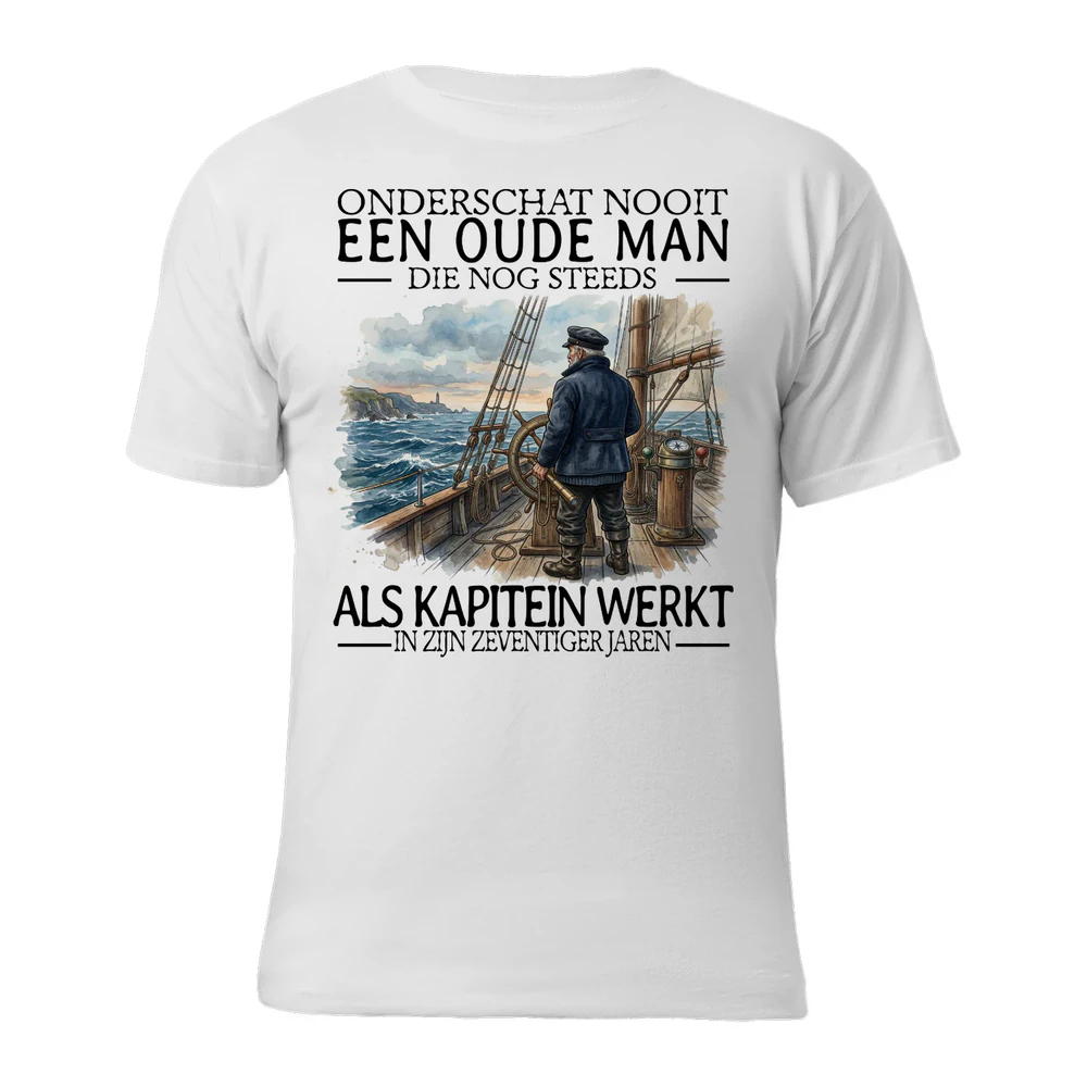 Captain Never Old Men 70 T-Shirt