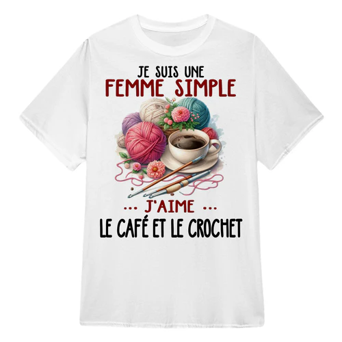 Crochet Coffee Woman