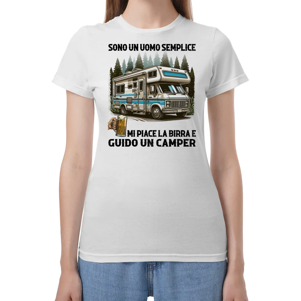 Beer Motorhome Man T-Shirt