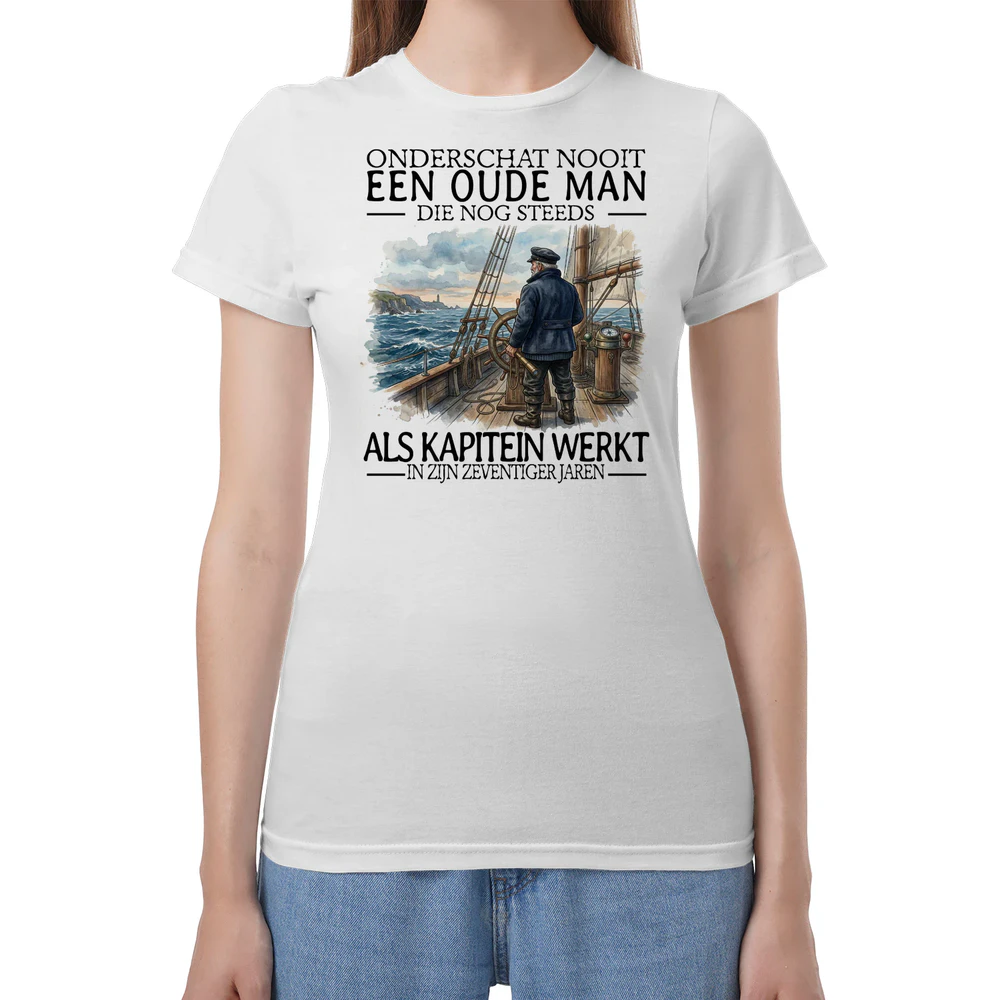 Captain Never Old Men 70 T-Shirt
