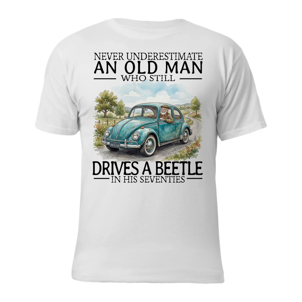 Bugcar Never Old Men 70 T-Shirt