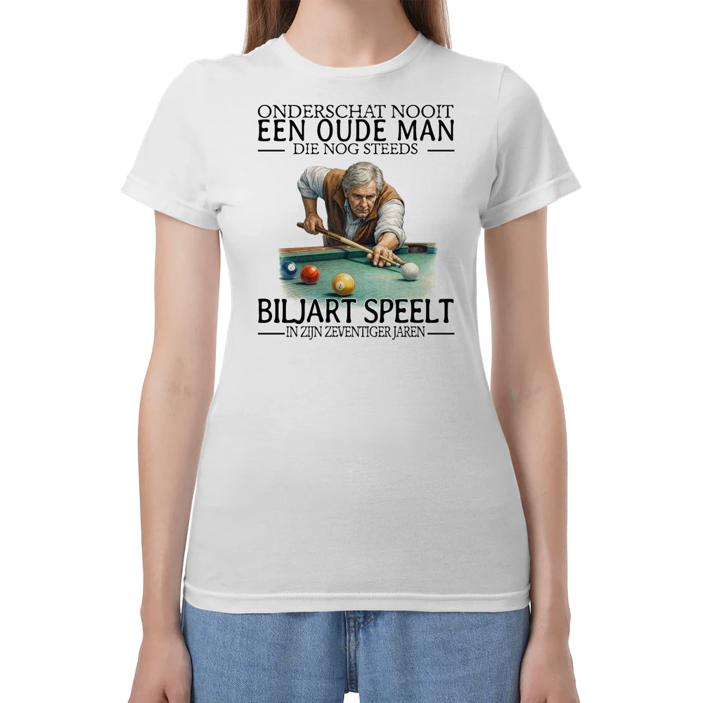 Pool Never Old Men 7 T-Shirt