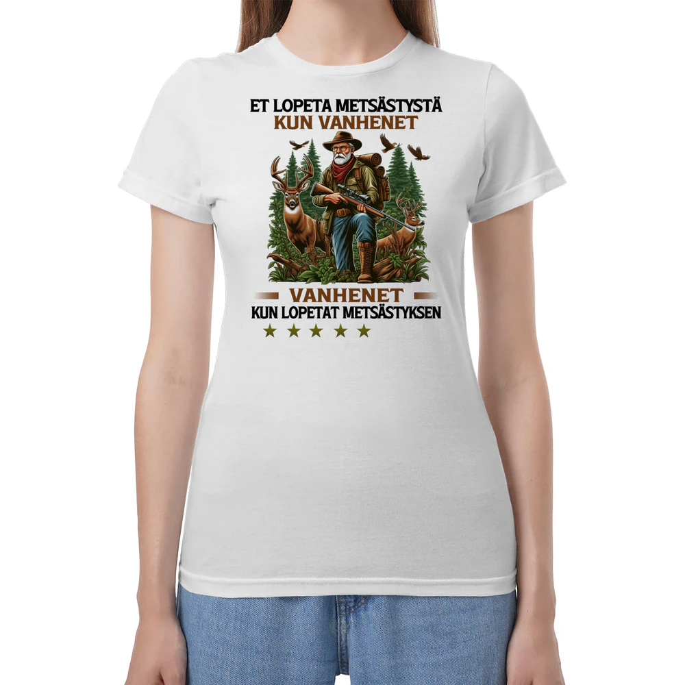 Hunting Dont Stop Customize T-Shirt