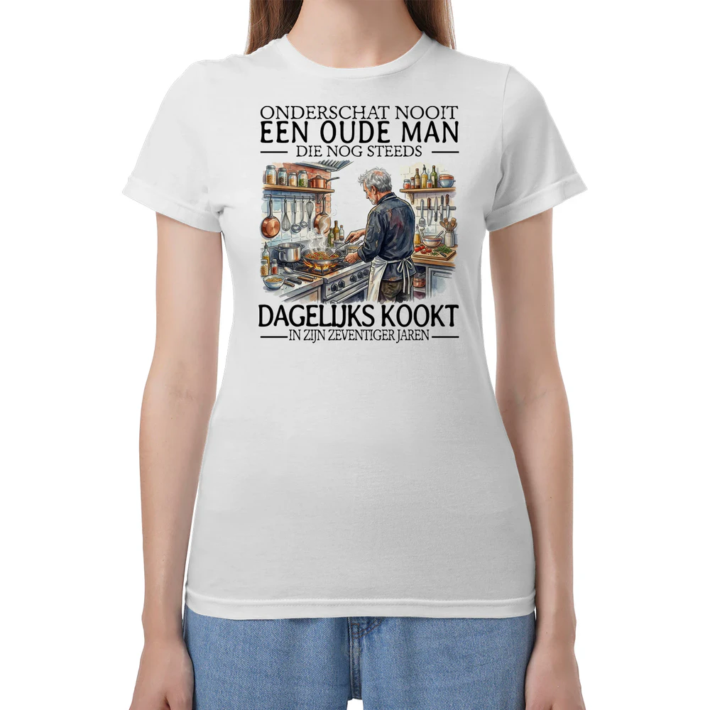 Cooking Never Old Men 70 T-Shirt