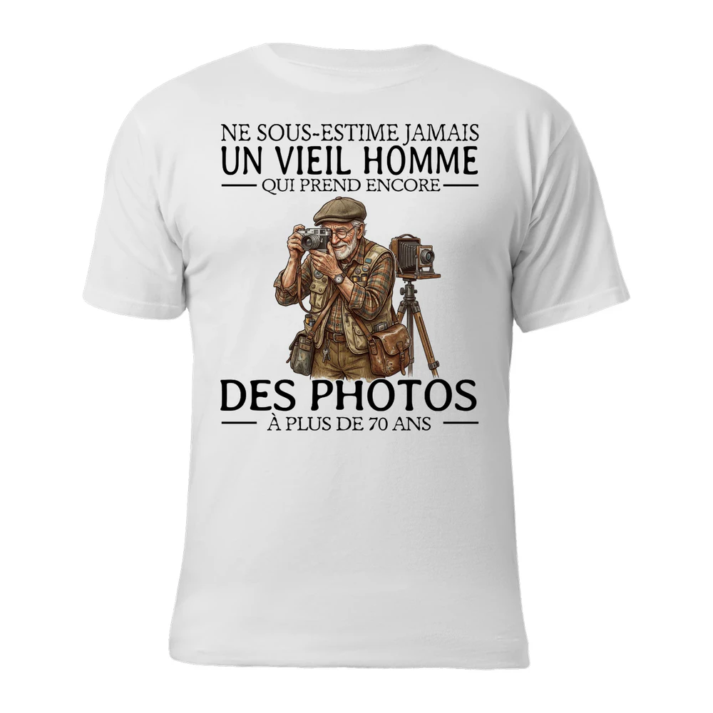 Photo Never Old Men 7 T-Shirt