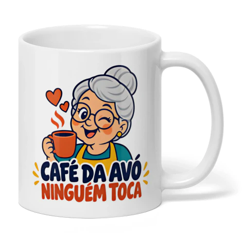 Avó do Café caneca de cerâmica