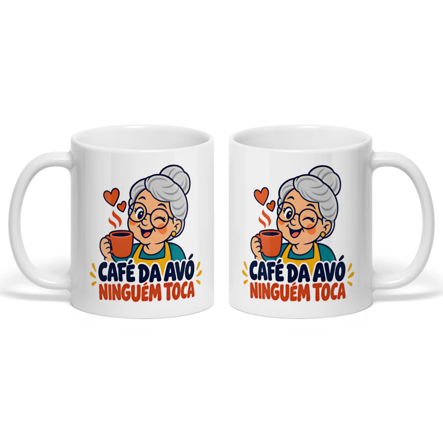Avó do Café caneca de cerâmica