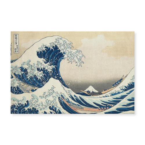 The Great Wave off Kanagawa Canvas Prints