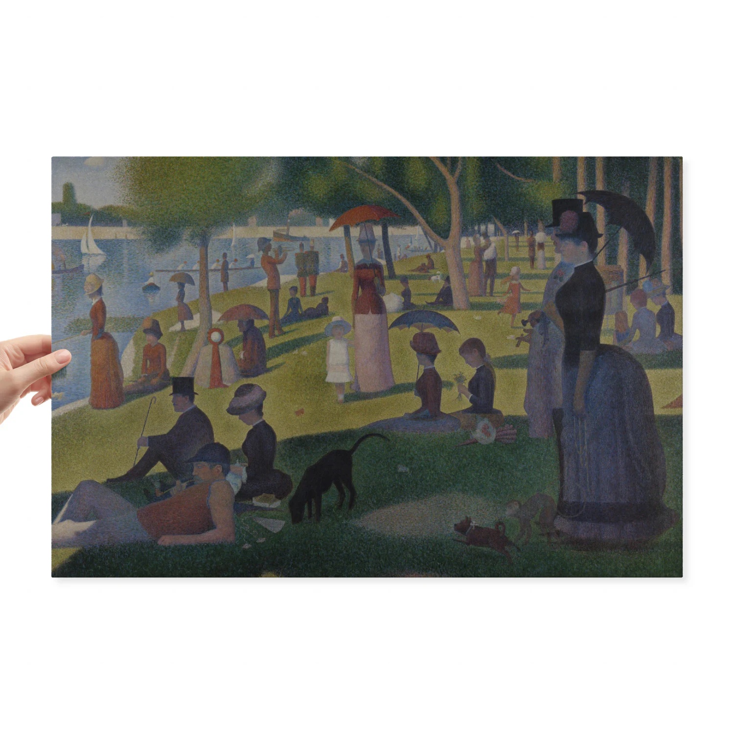 A Sunday Afternoon on La Grande Jatte Canvas Print - 30x20