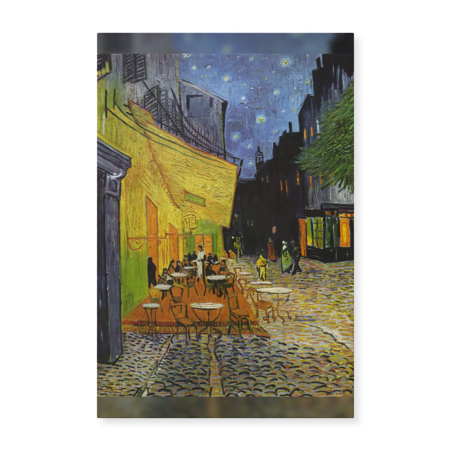 Cafe Terrace at Night Canvas Print - 20x30
