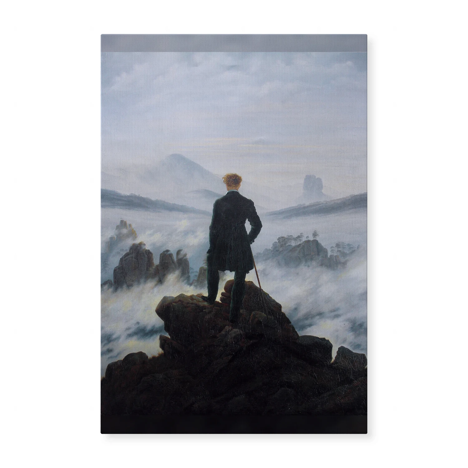 Wanderer above the Sea of Fog Canvas Print - 20x30