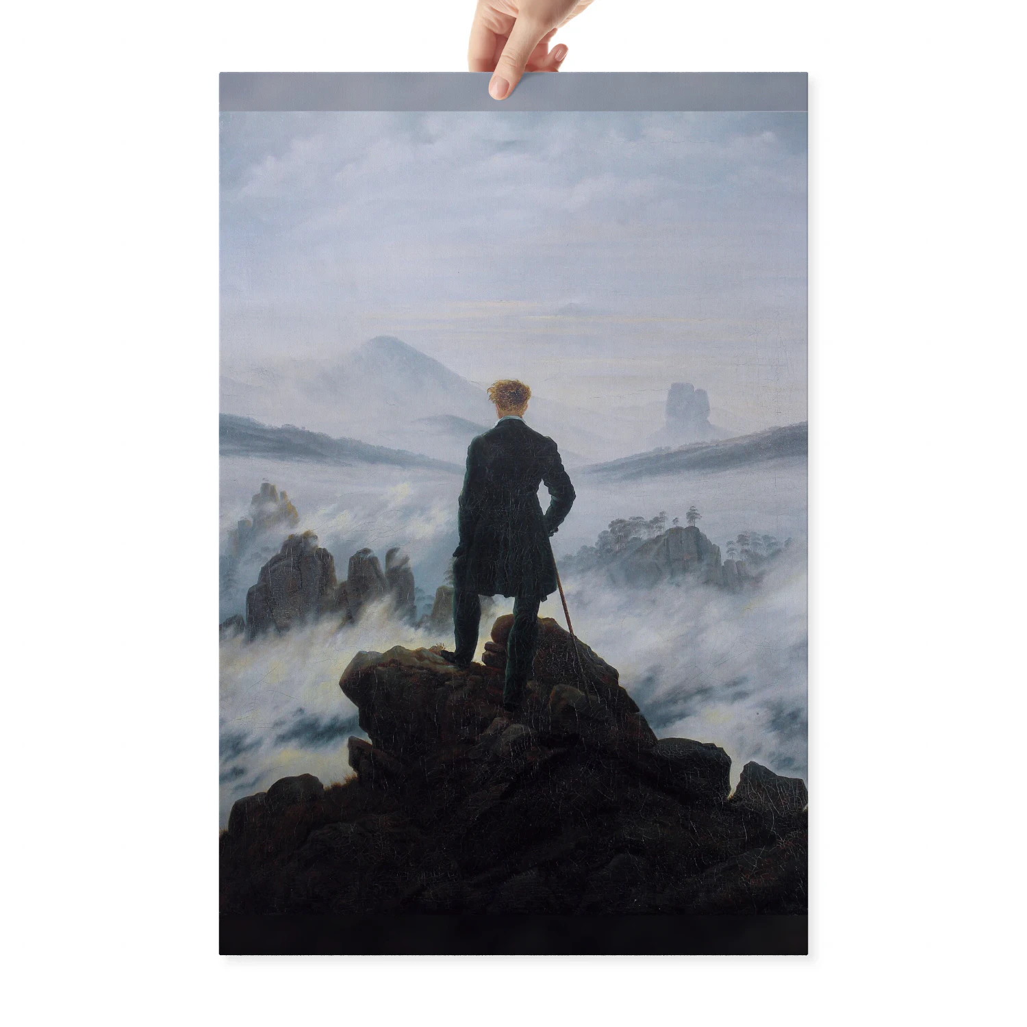 Wanderer above the Sea of Fog Canvas Print - 20x30