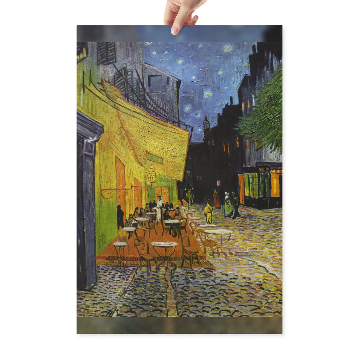 Cafe Terrace at Night Canvas Print - 20x30