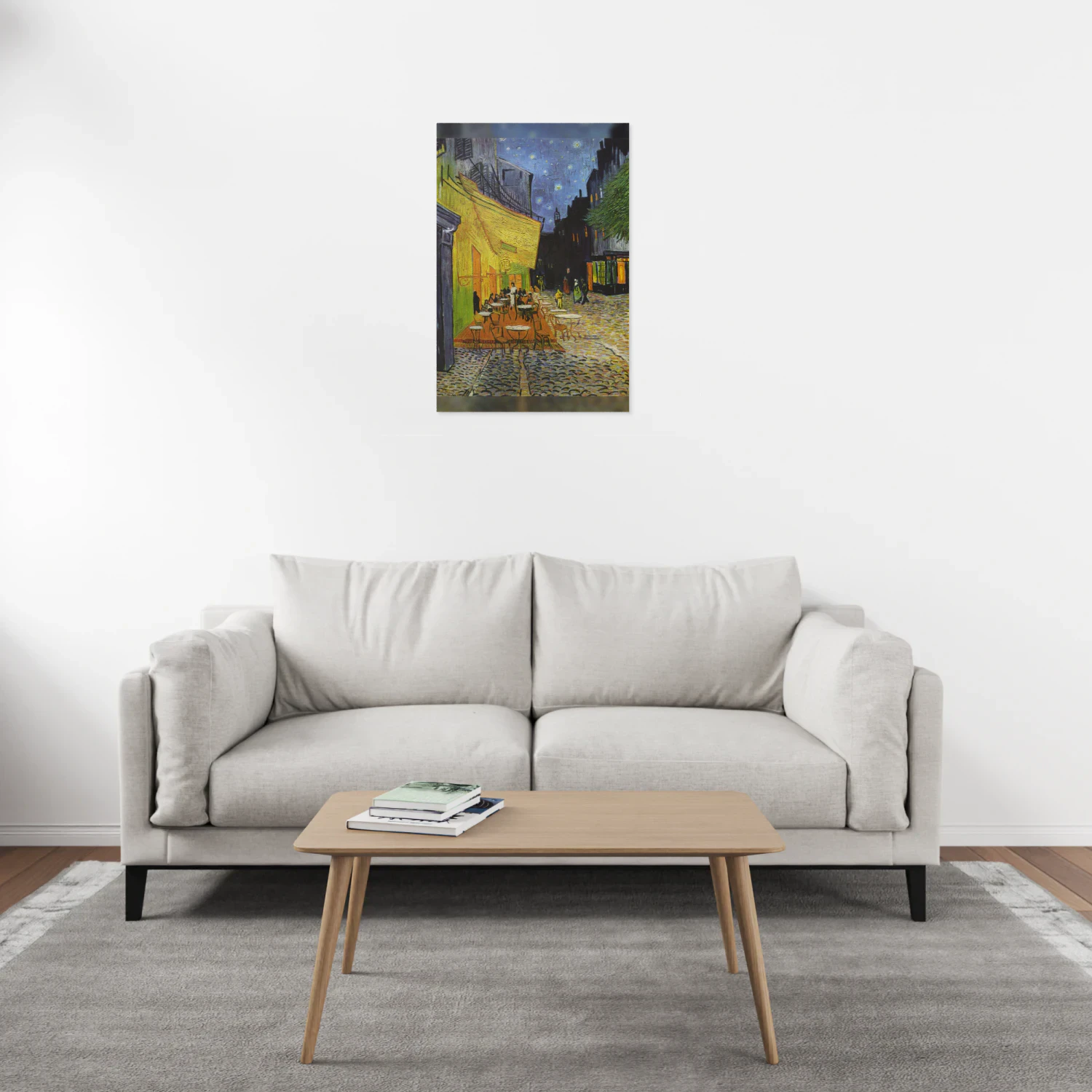 Cafe Terrace at Night Canvas Print - 20x30