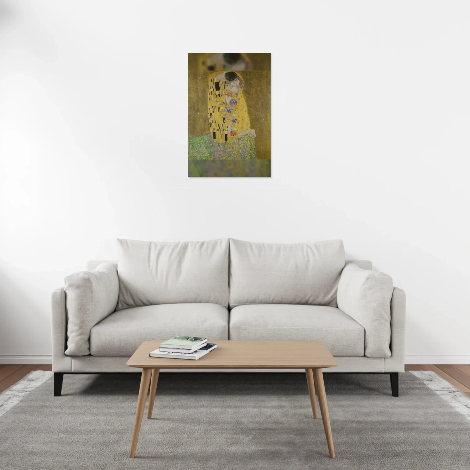 The Kiss Canvas Print - 20x30