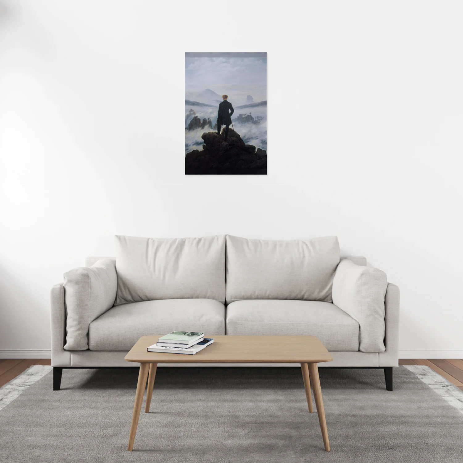 Wanderer above the Sea of Fog Canvas Print - 20x30