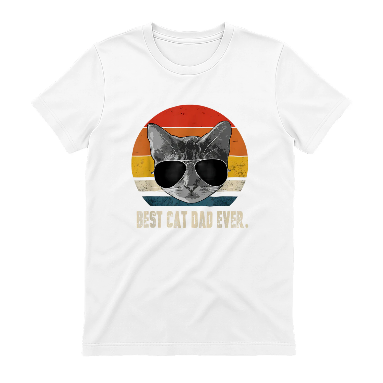 Best Cat Dad Ever Papà Gatto Maglietta