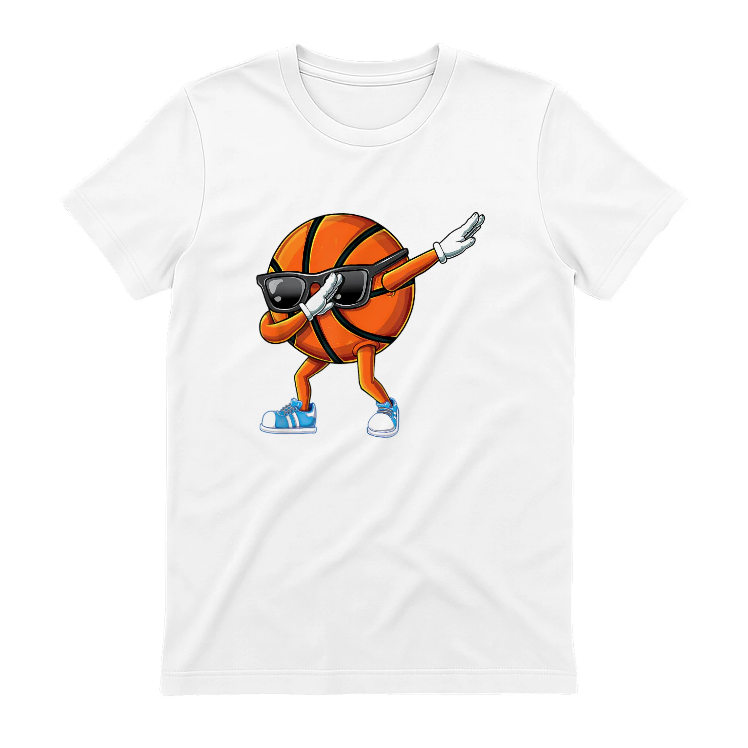 Dabbing Basket Occhiali da Sole Palla Grafica t-Shirt per Bambini Maglietta