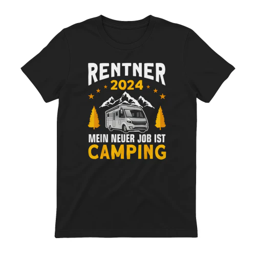 Camper Opa Oma Wohnmobil Rente Ruhestand Camping Rentner T-Shirt