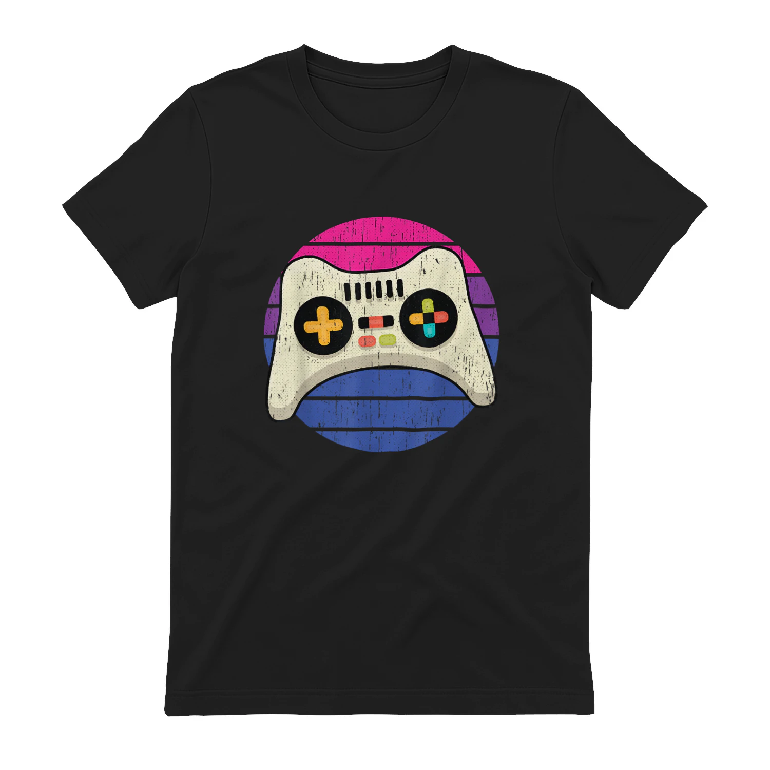 Video-Game Controller Bisexual Pride Gaming LGBTQ Ally Gamer Maglietta