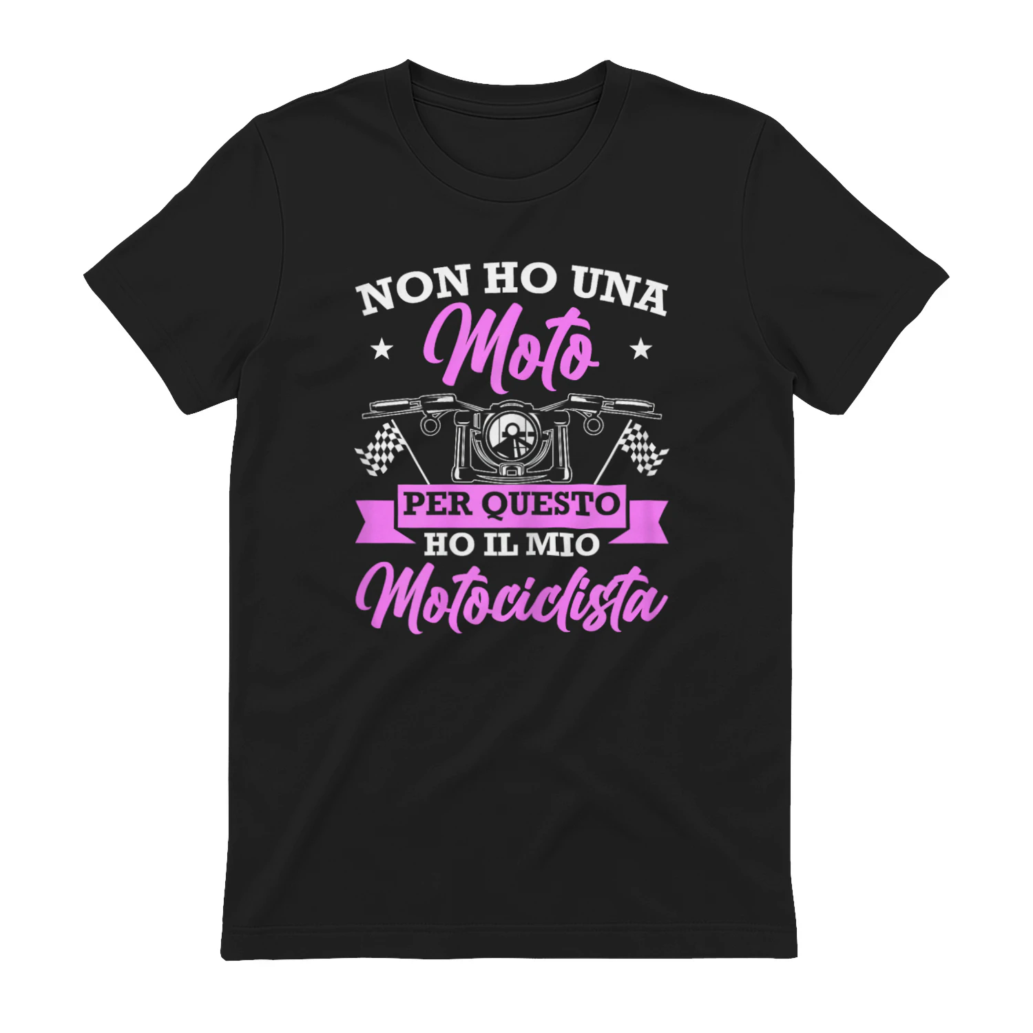 Motociclista Regalo Donne Passeggero di Moto Maglietta